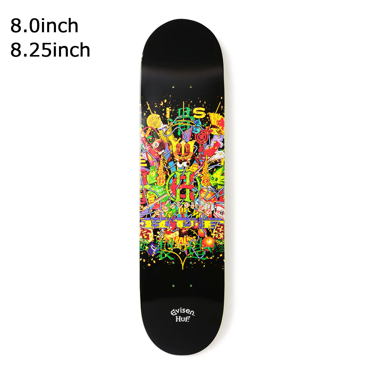 楽天市場】ハフ HUF スケボー スケートボード デッキ 8.25インチ
