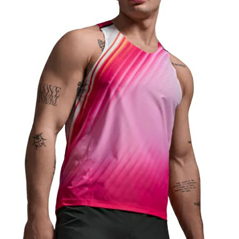 2XU ツータイムズユー ランニング ウェア ノースリーブ タンクトップ ライト スピード リアクト シングレット Light Speed React Singlet MR7375A-FGGBRF メンズ 男性 25FA 秋冬