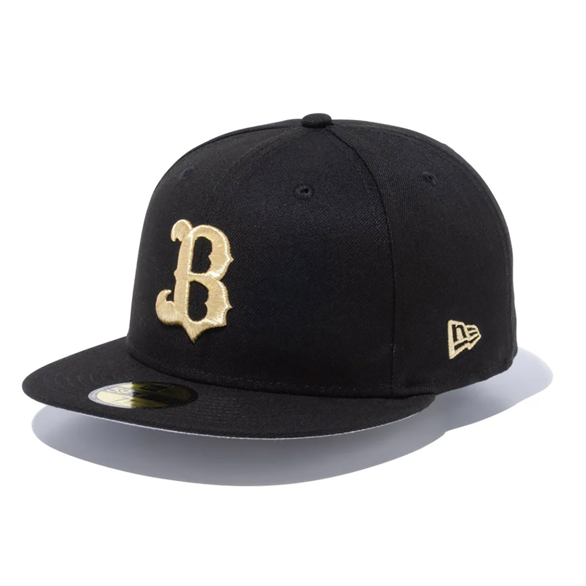 59FIFTY 野球モチーフキャップ ホワイト/ブラック 59FIFTY New Era New York クロームホワイト ブラックバイザー