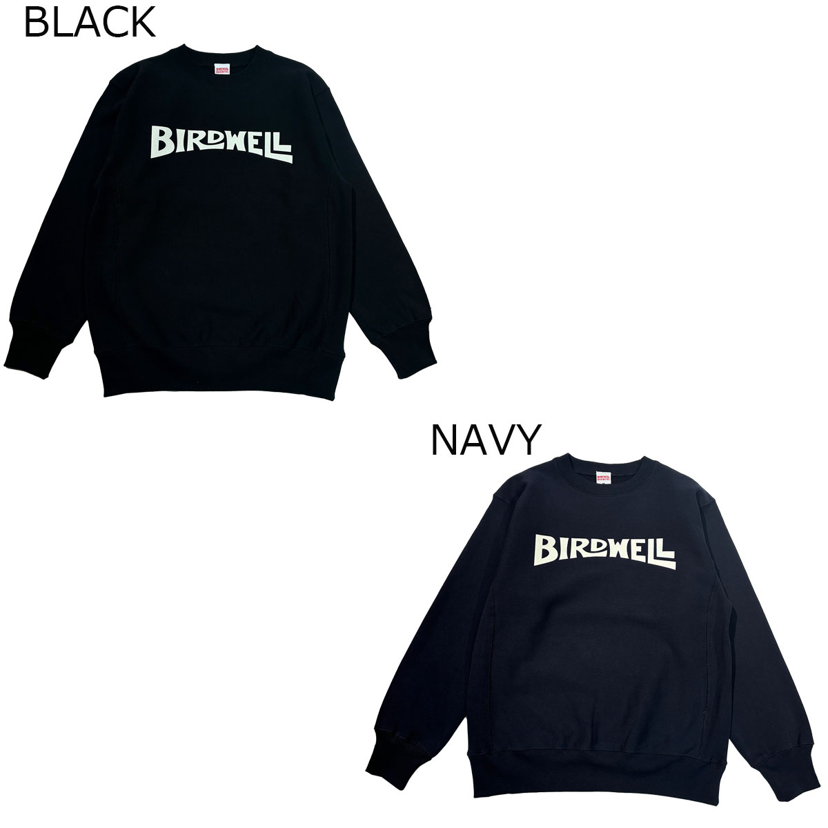 【百貨店SALE継続期間中P10倍★6/4 20:00～6/11 1:59まで】バードウェル BIRDWELL 波乗り サーフ お召しもの 長袖 汗水 WORDMARK SWEATSHIRT BW-SW-2-JP メンズ 成人男性 24FA 秋冬