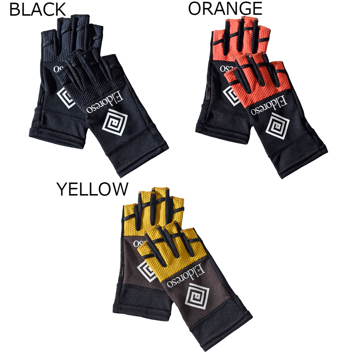 【楽天市場】エルドレッソ ランニング グローブ ELDORESO Half-Cut Gloves E7903624 メンズ レディース