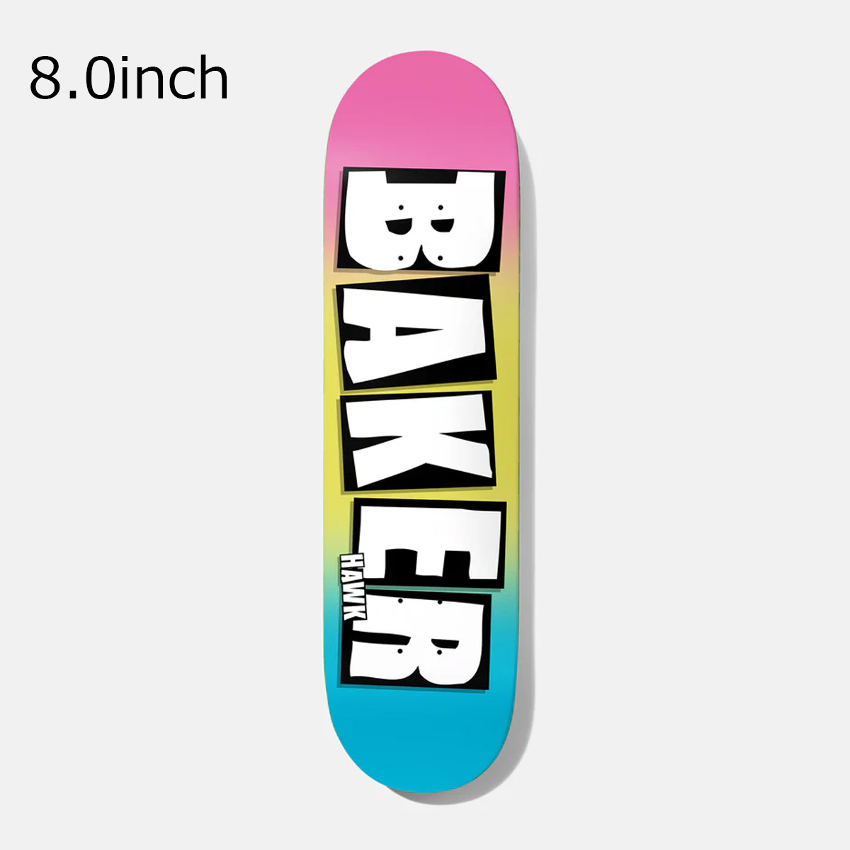 楽天市場】BAKER ベイカー BLAND LOGO DECK 7.3 ブランド ロゴ