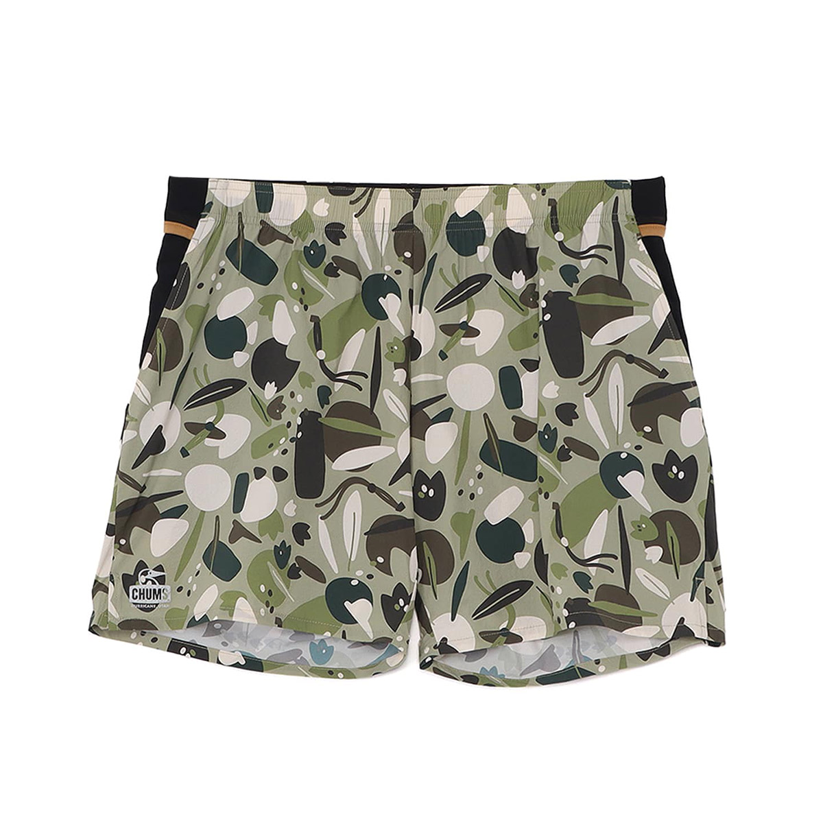 【百貨店SALE継続期間中P10倍★6/4 20:00～6/11 1:59まで】チャムス CHUMS 駈けっくら 御召しもの ボトムス 遊撃手 二分の一 ズボン下 さる股引き さる股引き5in CH03-1433 メンズ レディース ユニ一発やる 26SP 春夏