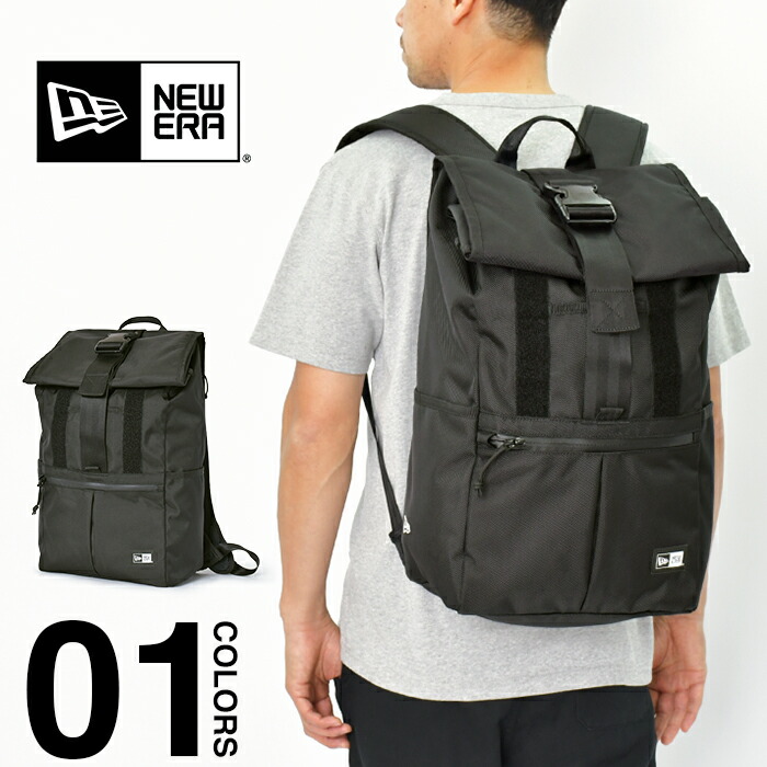 最新人気 ニューエラ リュック 26l Roll Top Pack New Era ロールトップパック メンズ レディース キッズ バックパック リュックサック デイパック 大容量 通勤 通学 高校生 ブランド スポーツ 人気 ブラック 黒 ユニセックス 男女兼用 Pc収納 お1人様1点限り