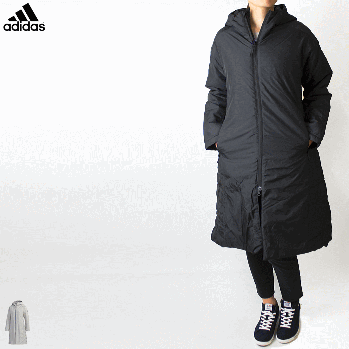 楽天市場 ロングコート ベンチコート 中綿コート Adidas アディダス Bos Insulated Parka レディース 女性用 Gdt90 19fw Spz 53 バレーボール館