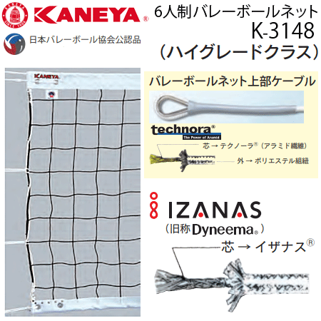 カネヤ 6人制排球サイバー空間 上下白帯付 ハイグレードクラス 日本排球聯盟点検受かる品 K-3148 貨物輸送無料【代引・NP後ばらい不可】 スポーツ・アウトドア-支柱・ポール