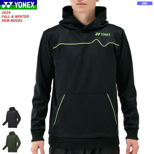 YONEX ブラック 長袖 スウェット トレーナー 楽天市場】YONEX ヨネックス パーカー 長袖シャツ スウェット