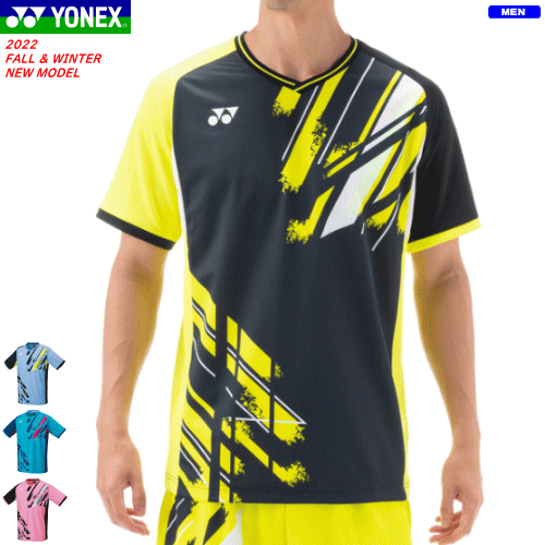 【楽天市場】ヨネックス YONEX ゲームシャツ(フィットスタイル) バドミントン ウェア ユニホーム 半袖シャツ 10446 メンズ 男性用 ...