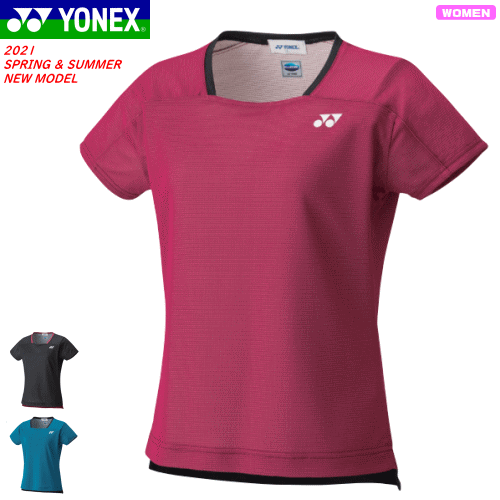 楽天市場 Yonex ヨネックス バドミントン ウェア ゲームシャツ ユニホーム 半袖シャツ 609 レディース 女性用 1枚までメール便ok バレーボール館