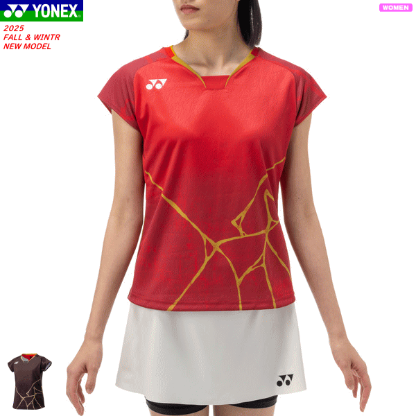 ヨネックス YONEX ゲームシャツ（フィットシャツ）ユニホーム 半袖シャツ 20962 レディース 女性用 【1枚までメール便OK】