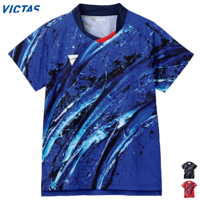 VICTAS （ヴィクタス） 卓球 ゲームシャツ・パンツ V-OGS418 【ブルー】 512406 5000 ゲームウェア ゲームシャツ メンズ・レディース 男性用・女性用 青 24SS {NP} 楽天市場】VICTAS （ヴィクタス） 卓球 ゲームシャツ・パンツ V-OGS418