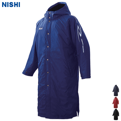 楽天市場】ニシ メンズ ウォームアップ コート (ベンチコート
