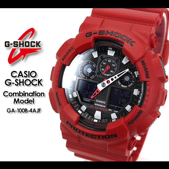g shock full red
