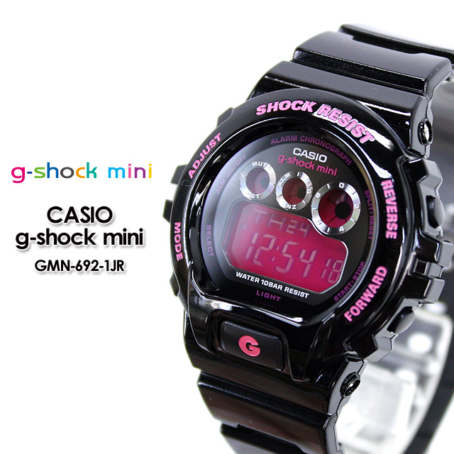 送料無料 ジーショックミニ G ショック ミニ Gmn 692 1jr Black Amp Pink G Shock Mini 女性用 腕時計 レディース 1ページ ｇランキング