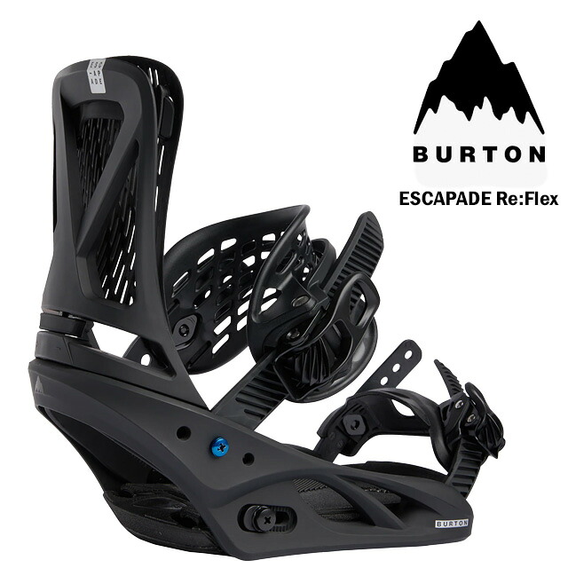 BURTON【バートン】Escapade Re:Flex【エスカペイド Re:Flex】Black 23-24ウィメンズ 女性用 BINDING ビンディング SNOWBOARD スノーボード｜SPRAY