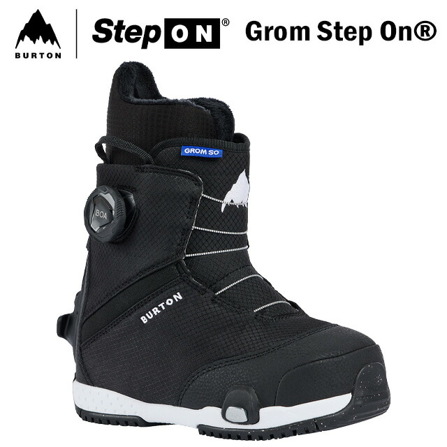 【BURTON】 バートン 【Grom Step On】グロム ステップオン 25-26 キッズ 子供用 Black BOOTS ブーツ SNOWBOARD スノーボード