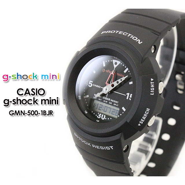 楽天市場】【g-shock mini】 G-ショック ミニ GMN-500-1B2JR / Black 