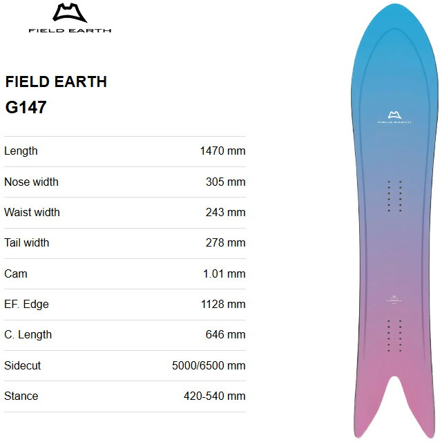 楽天市場】【FIELD EARTH】フィールド アース 【F4】 2024-2025MODEL 