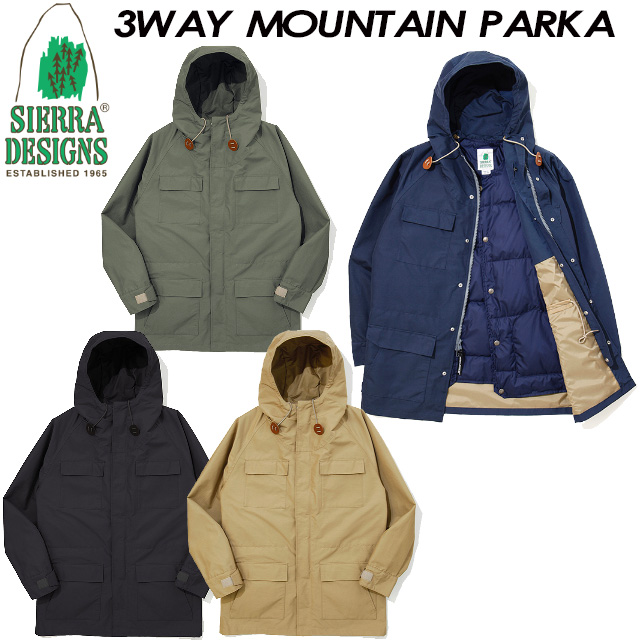 シェラデザイン　ダウンジャケット　メンズXS SIERRA DESIGNS シェラデザイン DOWN JACKET ダウンジャケット