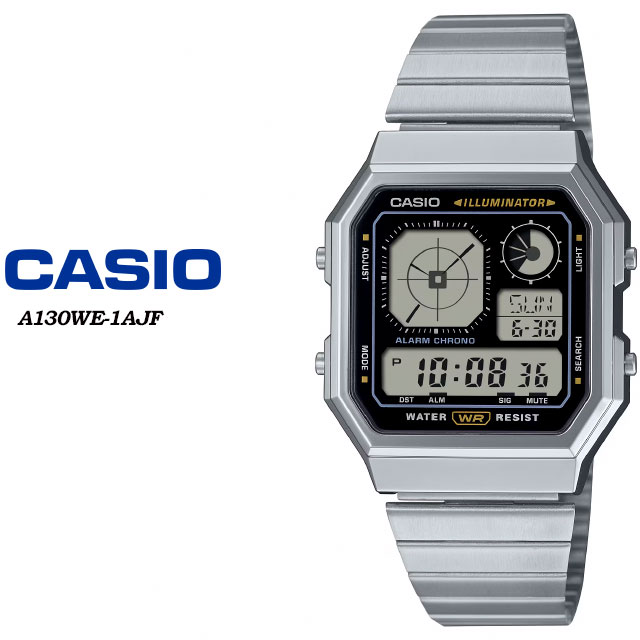 【CASIO】 カシオCASIO CLASSIC A130WE-1AJF 腕時計 国内正規品