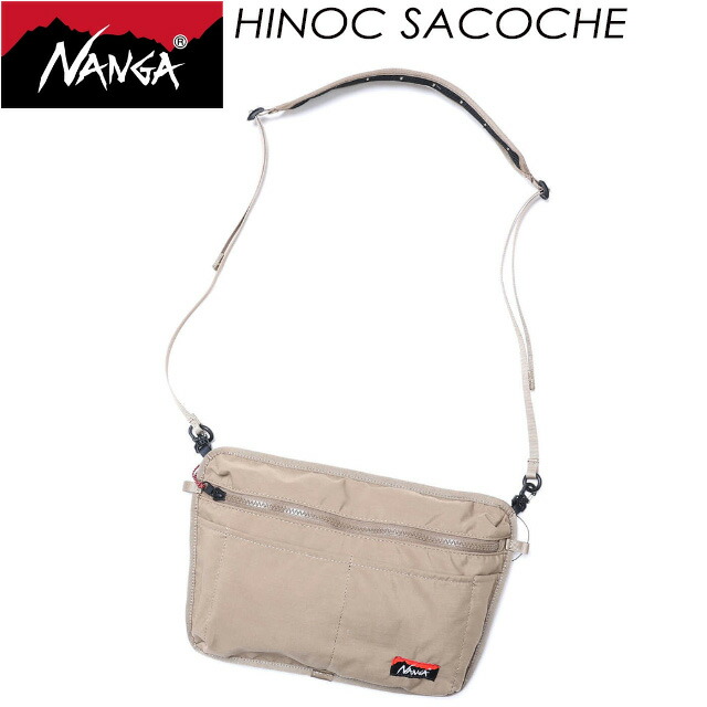 ナンガ【NANGA】 ヒノックサコッシュ 【HINOC SACOCHE】 NA2441-3A100-A ショルダーバッグ
