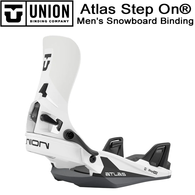 【UNION】 ユニオン 【Atlas Step On】 アトラス Step On 25-26 MODEL / White ビンディング バインディング スノーボード
