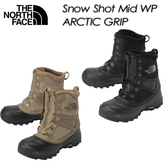 【THE NORTH FACE】 ザ・ノース・フェイス 【Snow Shot Mid WP ARCTIC GRIP】 スノー ショット ミッドウォータープルーフ アークティックグリップ スノーブーツ NF52582|SPRAY