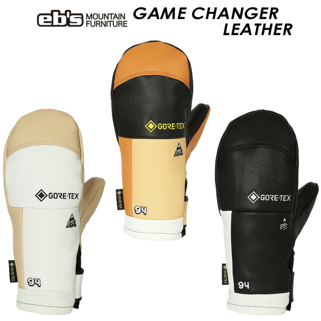 【eb's】エビス 【GAME CHANGER LEATHER】ゲームチェンジャー レザー＜br /＞GLOVES グローブ 2025/2026 スノーボード