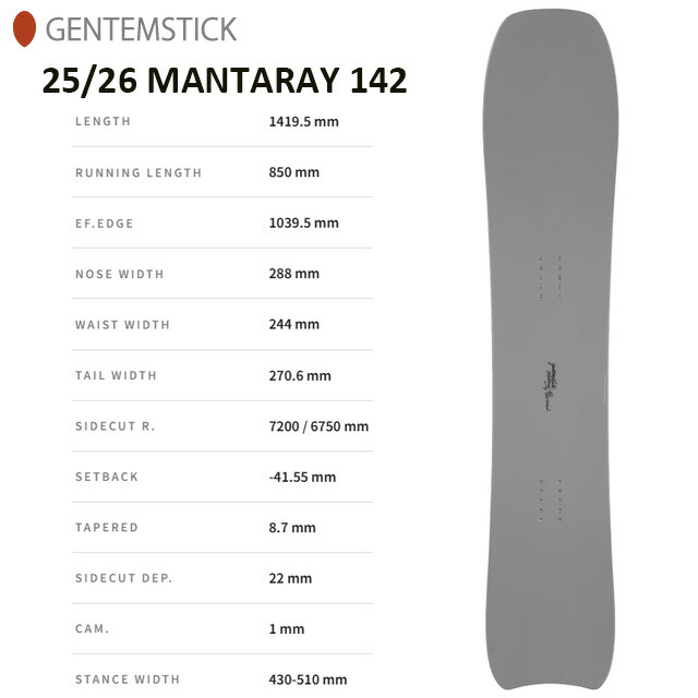 楽天市場】【GENTEMSTICK】ゲンテンスティック【GIANT MANTARAY 159