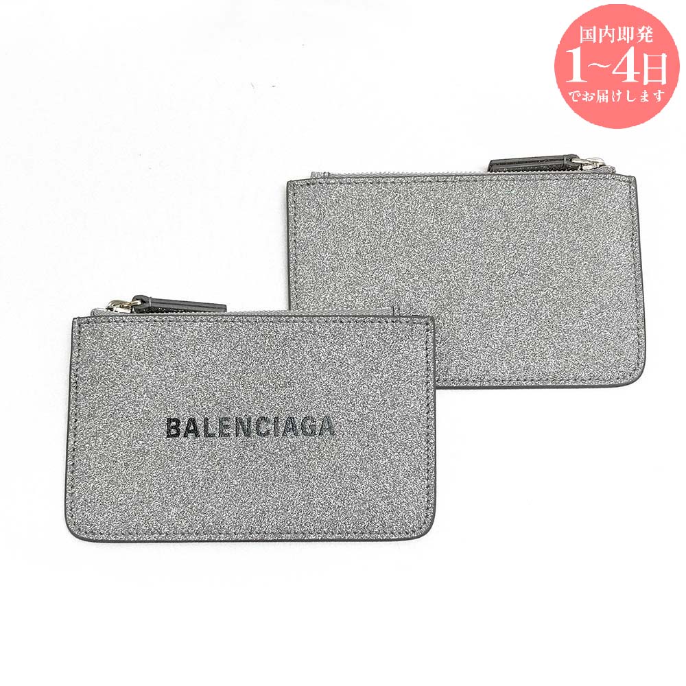 楽天市場】【先着120名様☆全品5％OFFクーポン☆全品新品☆15日迄】BALENCIAGA バレンシアガ 581306_0XV3N_8160  ユニセックスエブリデイ グリッター キーリング付き コインケース ミニ財布 シルバー : ブランドの郷