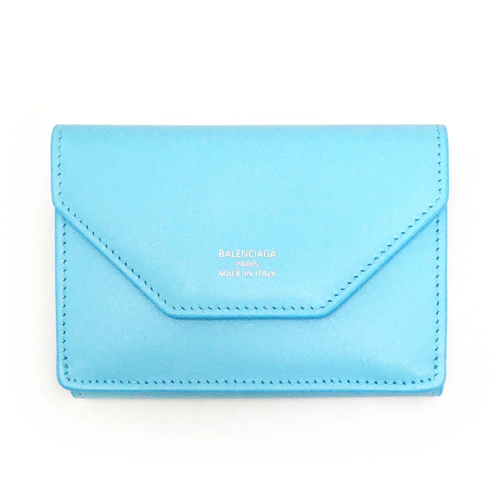 バレンシアガ BALENCIAGA 三つ折り財布 折り畳み ロゴ 736730 BALENCIAGA バレンシアガ 三つ折り財布 折り畳み 三折財布小銭入