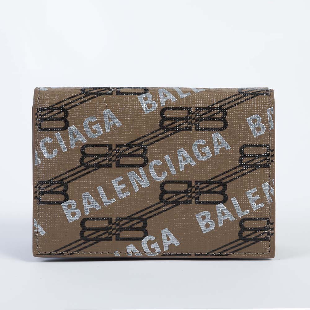 【新品・国内即発】BALENCIAGA 594315 2AAOC 1097 二つ折り財布 BBALENCIAGA バレンシアガ 594315 2AAOC 1097 二つ折り財布 ロゴ