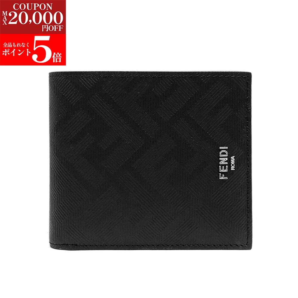 FENDI ROMA 二つ折り財布 ブラック 楽天市場】FENDI フェンディ FENDI ROMA Bi-Fold Wallet 二