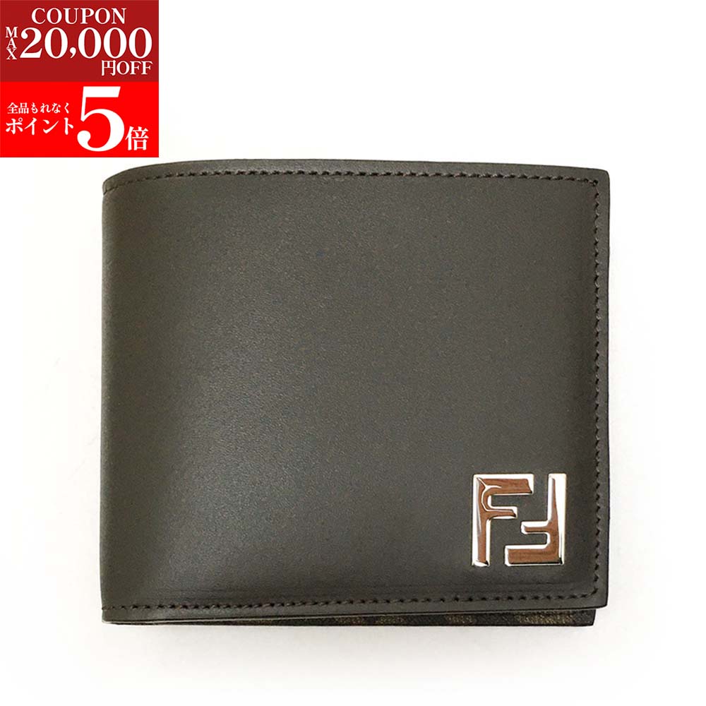 楽天市場】FENDI フェンディ FFスクエア 二つ折り財布 7M0356