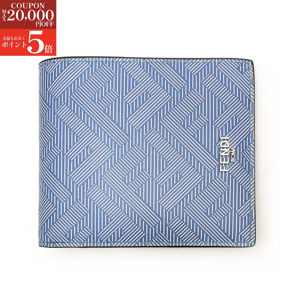 ✨現行品✨付属品完備✨FENDI 二つ折り　財布　ダイアゴナル　ズッカ　FF柄 楽天市場】【財布】FENDI フェンディ ズッカ柄 FFロゴ 2つ折財布 二