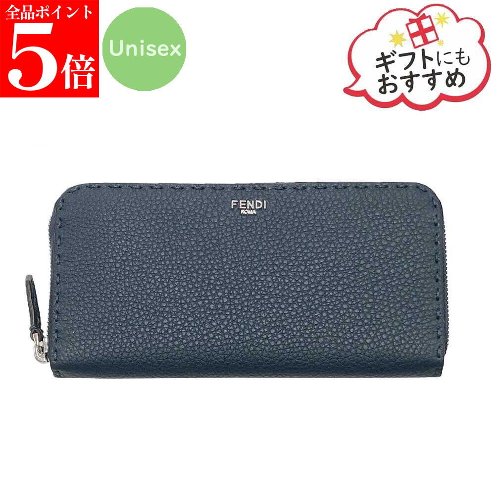 【正規品・新品・GW直前ｽｰﾊﾟｰSALE全品P5倍＆全品5％値引きｸｰﾎﾟﾝ30日迄】FENDI フェンディ 7M0210 AW2F F1USI セレリア ラウンドジップ メンズ 長財布 ユニセックス ラウンドファスナー式 レディース ユニセックス
