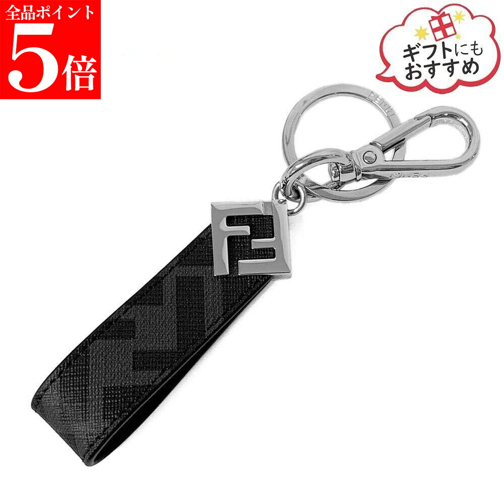 【SUMMER FINAL SALE★全品P5倍&最大15000円ｸｰﾎﾟﾝ!31日迄】FENDI フェンディ 7AP100 AFCB F0GXN FFスクエア メンズ キーホルダー キーリング バッグチャーム 男性用 紳士用｜ブランドショップ　リペイ