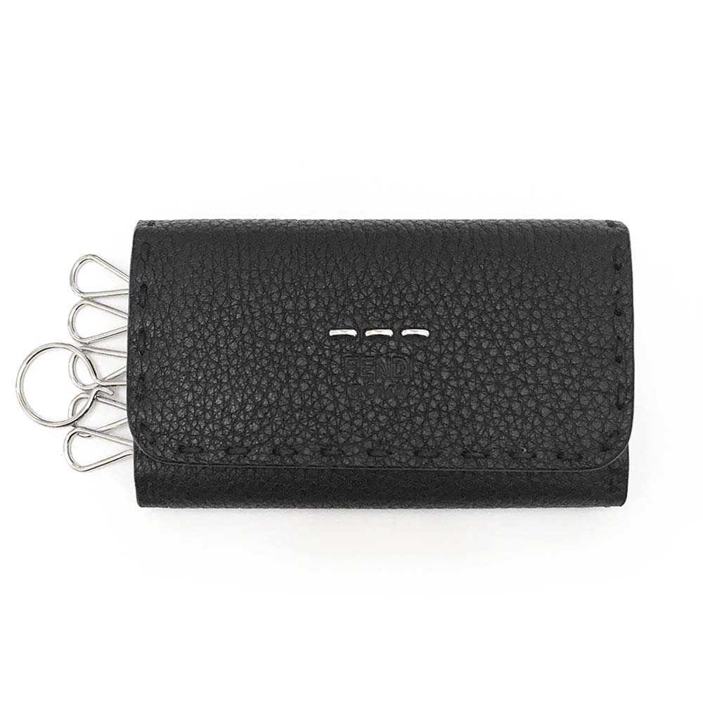 【お値下げ中】FENDI フェンディ キーケース 8連 美品 楽天市場】フェンディ FENDI キーケース ブラック メンズ 7ap011