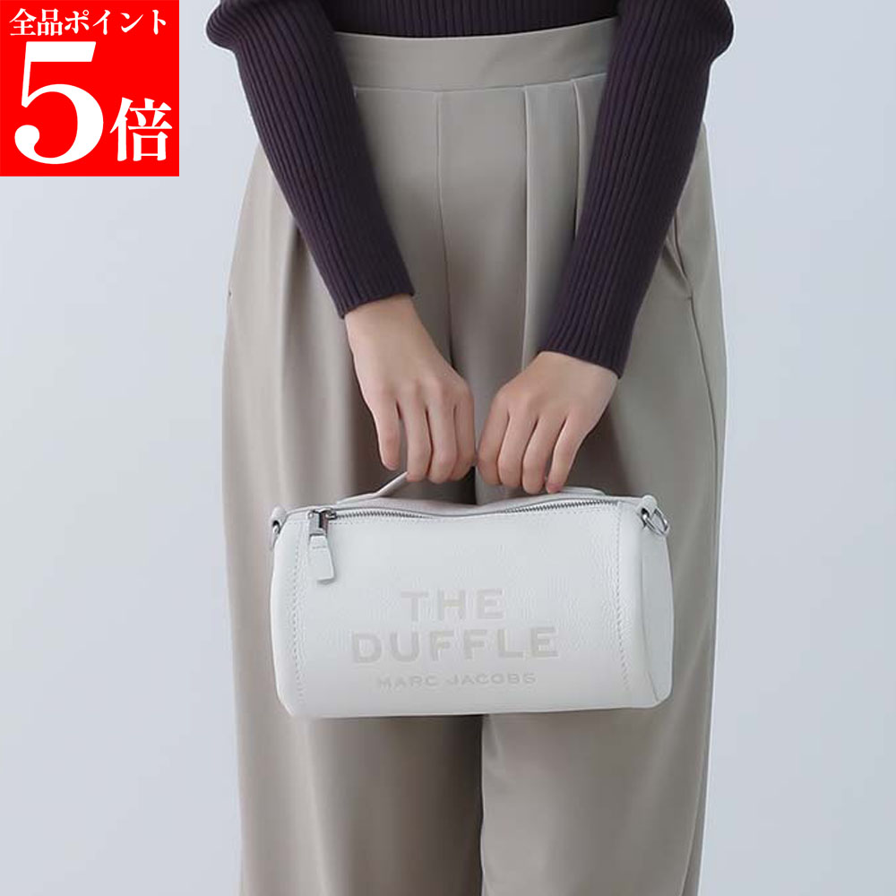 【SUMMER FINAL SALE★全品P5倍&最大15000円ｸｰﾎﾟﾝ!31日迄】MARC JACOBS マークジェイコブス 2P3HDF003H01 140 ザ レザー ダッフルバッグ/ショルダーバッグ オフホワイト系｜ブランドショップ　リペイ