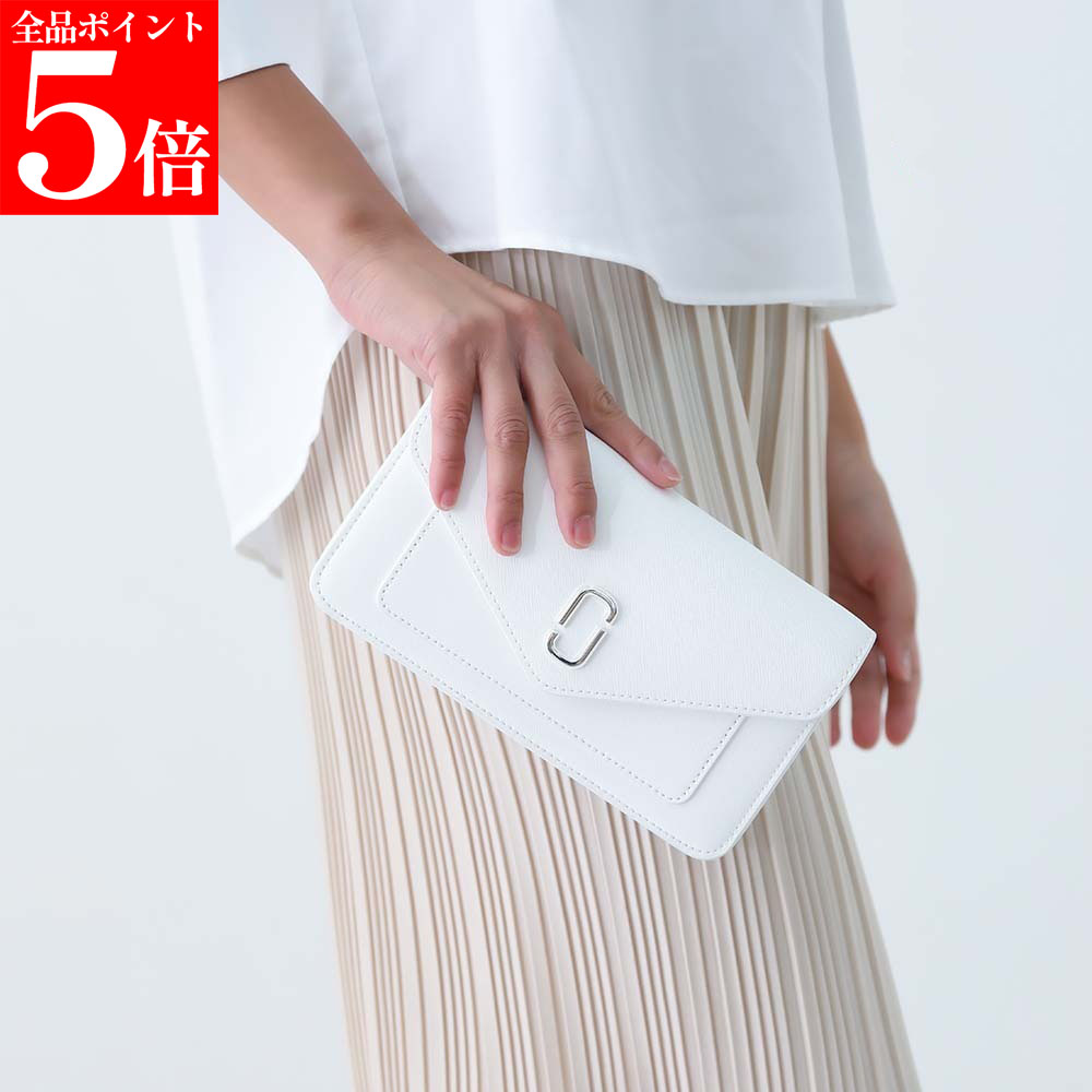 【ｽｰﾊﾟｰSALE☆全品P5倍＆最大限度2万円ｽﾍﾟｼｬﾙｸｰﾎﾟﾝ15日迄】MARC JACOBS マークジェイコブス 2F3SMN053S07 100 ザ DTM ありがた味 スナップ ロング打つこと チェーン店 ウォレット 2Way