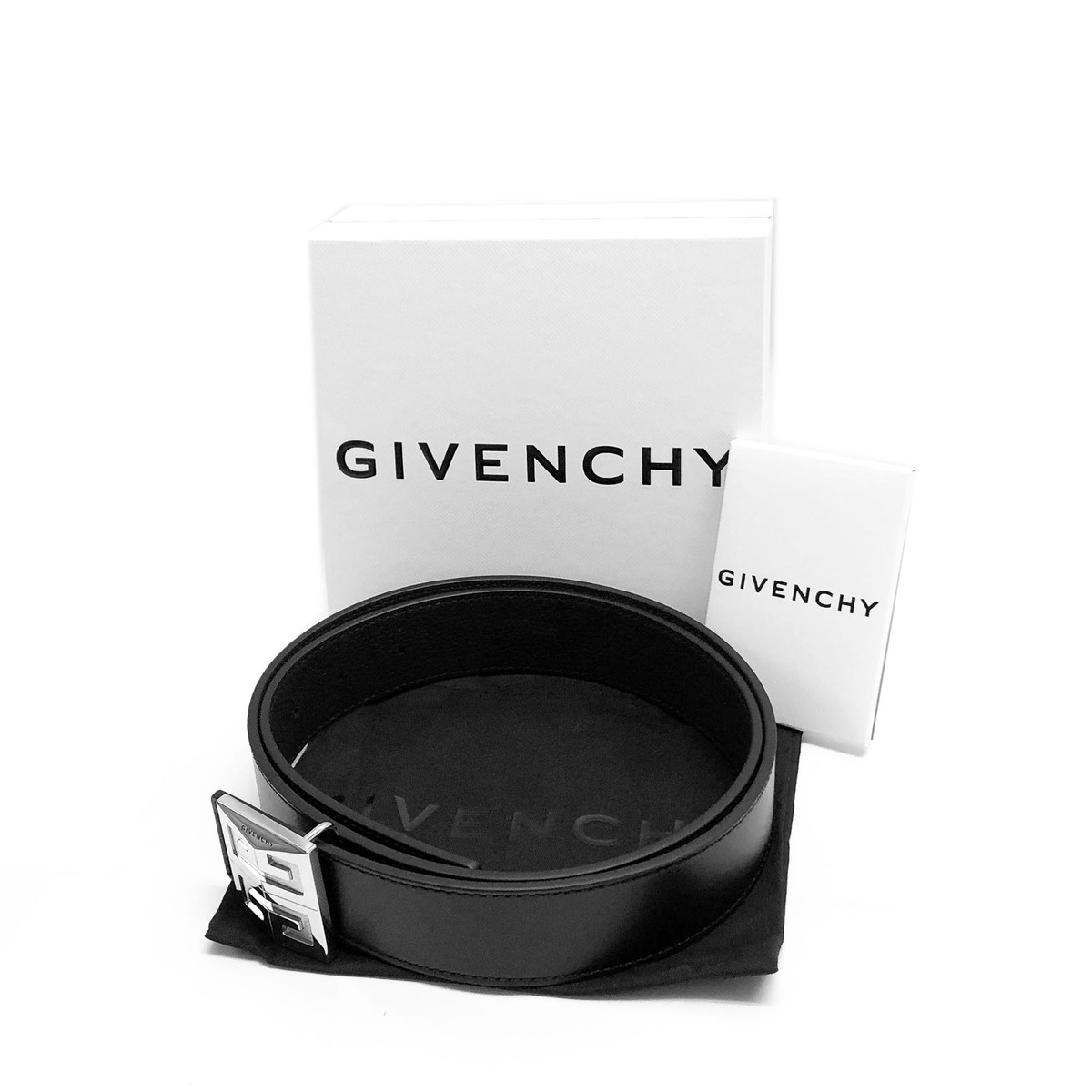 2022春夏新作 GIVENCHY ジバンシィ グレインレザー 4G リバーシブル