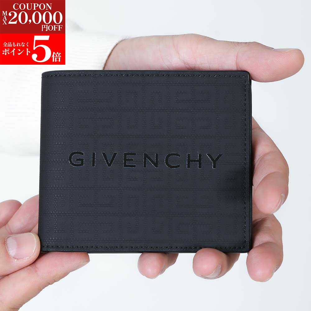 GIVENCHY ジバンシィ 二つ折り財布 GIVENCHY ジバンシー ロゴ 二つ折り財布（小銭入れあり） レザー