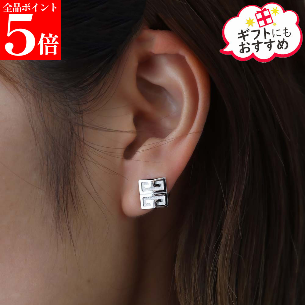 【春の応援SALE全品P5倍＆最大2万円値引きクーポン15日迄】GIVENCHY ジバンシィ BF10S0 F003 040 SILVERY 4G レディース ピアス シルバー 女性用 婦人用