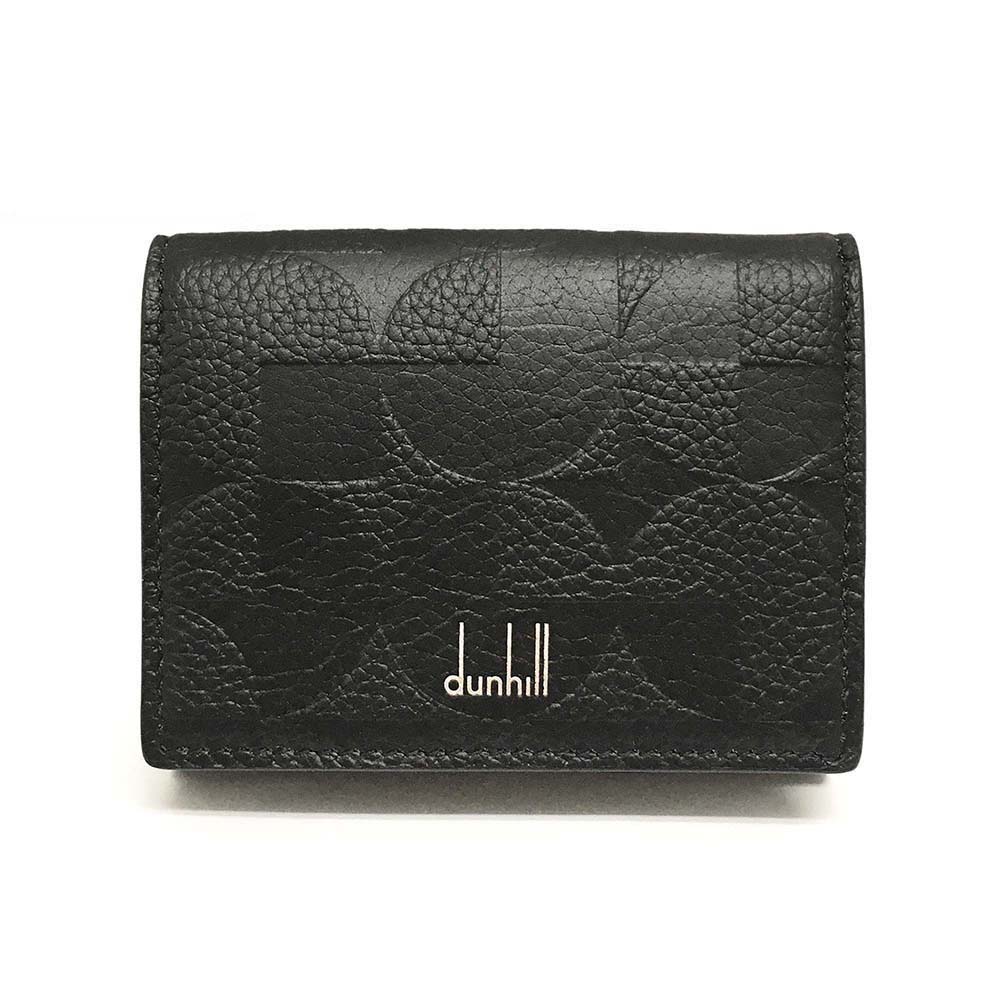 172 ダンヒル コインケース 丸型ラウンドジップ カドガン 黒 イタリア Brandol / dunhill ダンヒル 小銭入れ 丸形 レザー コインケース