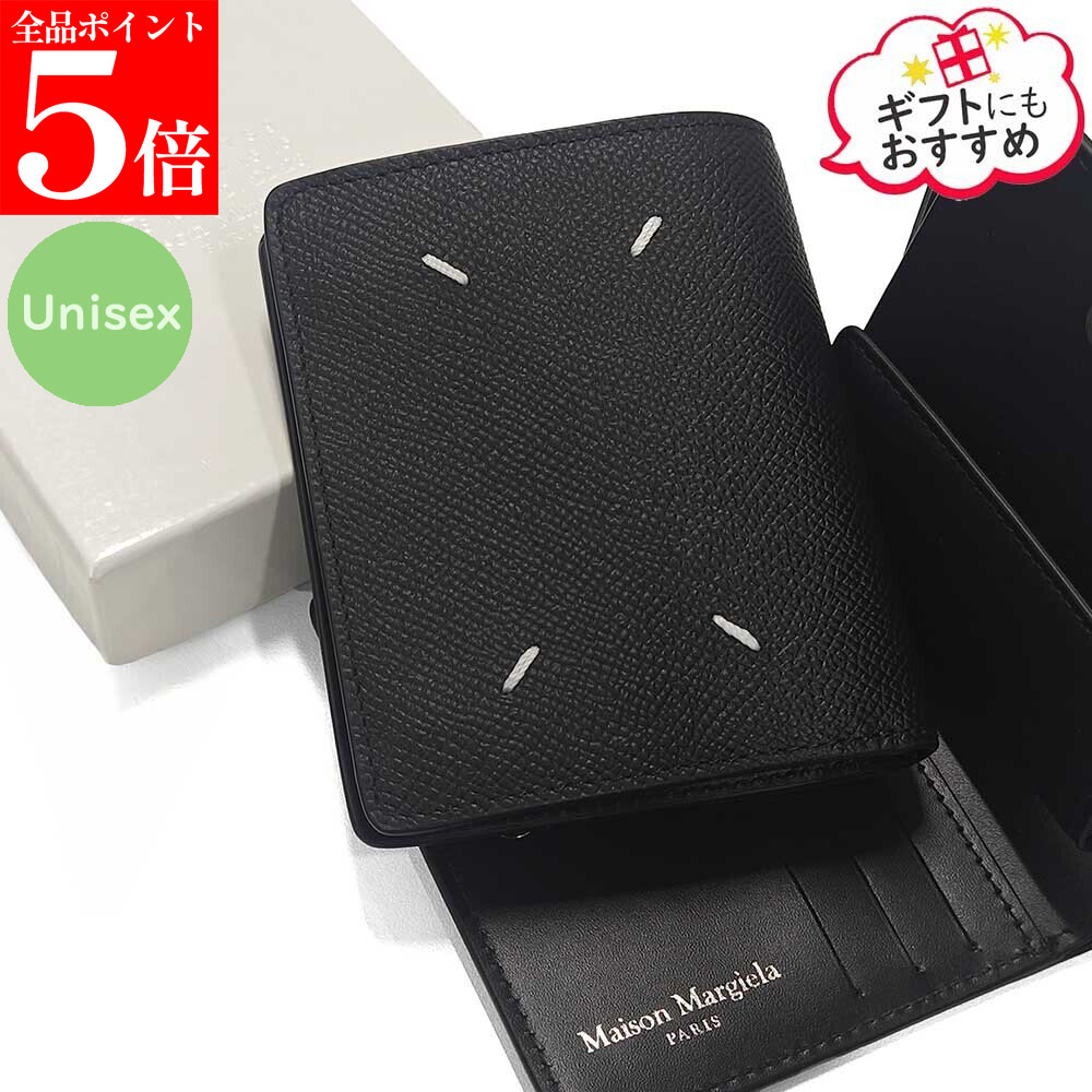 【ｽｰﾊﾟｰSALE☆全品P5倍＆最大限度2万円ｽﾍﾟｼｬﾙｸｰﾎﾟﾝ15日迄】Maison Margiela メゾンマルジェラ SA3UI0007 P4745 T8013 バイフォールド ウォレット 二つ折り金入れ メンズ レディース ユニ一発やる