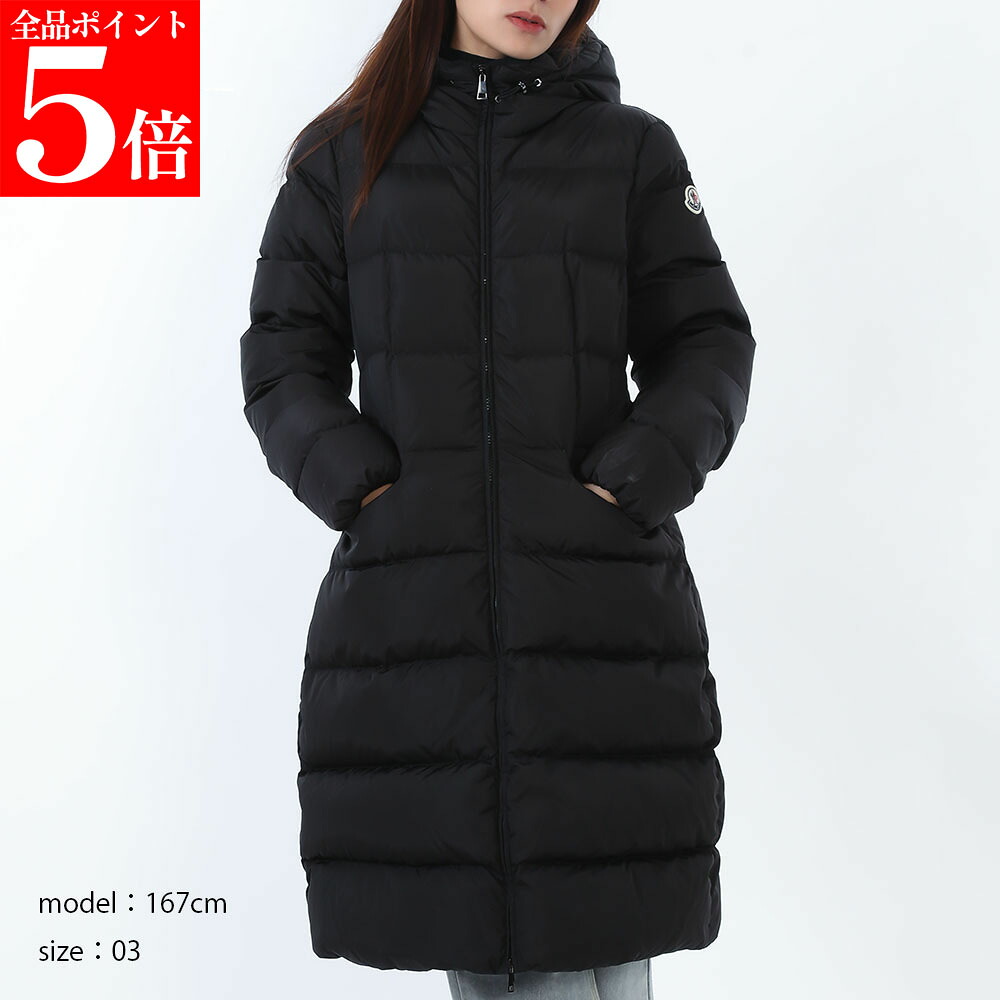 【春の応援SALE全品P5倍＆最大2万円値引きクーポン15日迄】MONCLER モンクレール I20931C 0021539ZD 999 AVOCETTE ロングダウンジャケット ブラック