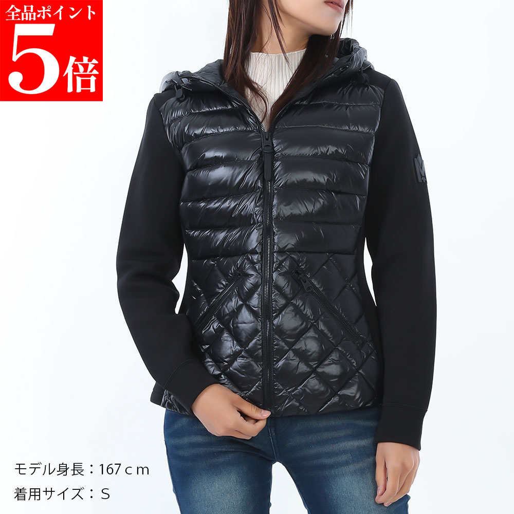 【SUMMER FINAL SALE★全品P5倍&最大15000円ｸｰﾎﾟﾝ!31日迄】MACKAGE マッカ&mdash;ジュ AGATHA C0001 キルティングミックスメディア フードジャケット レディース 女性用 婦人用｜ブランドショップ　リペイ 45,435円