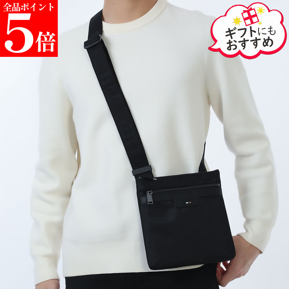 【春の応援SALE全品P5倍＆最大2万円値引きクーポン15日迄】HUGO BOSS ヒューゴボス 50536191 001 Ray N Envelope クロスボディ ショルダーバッグ