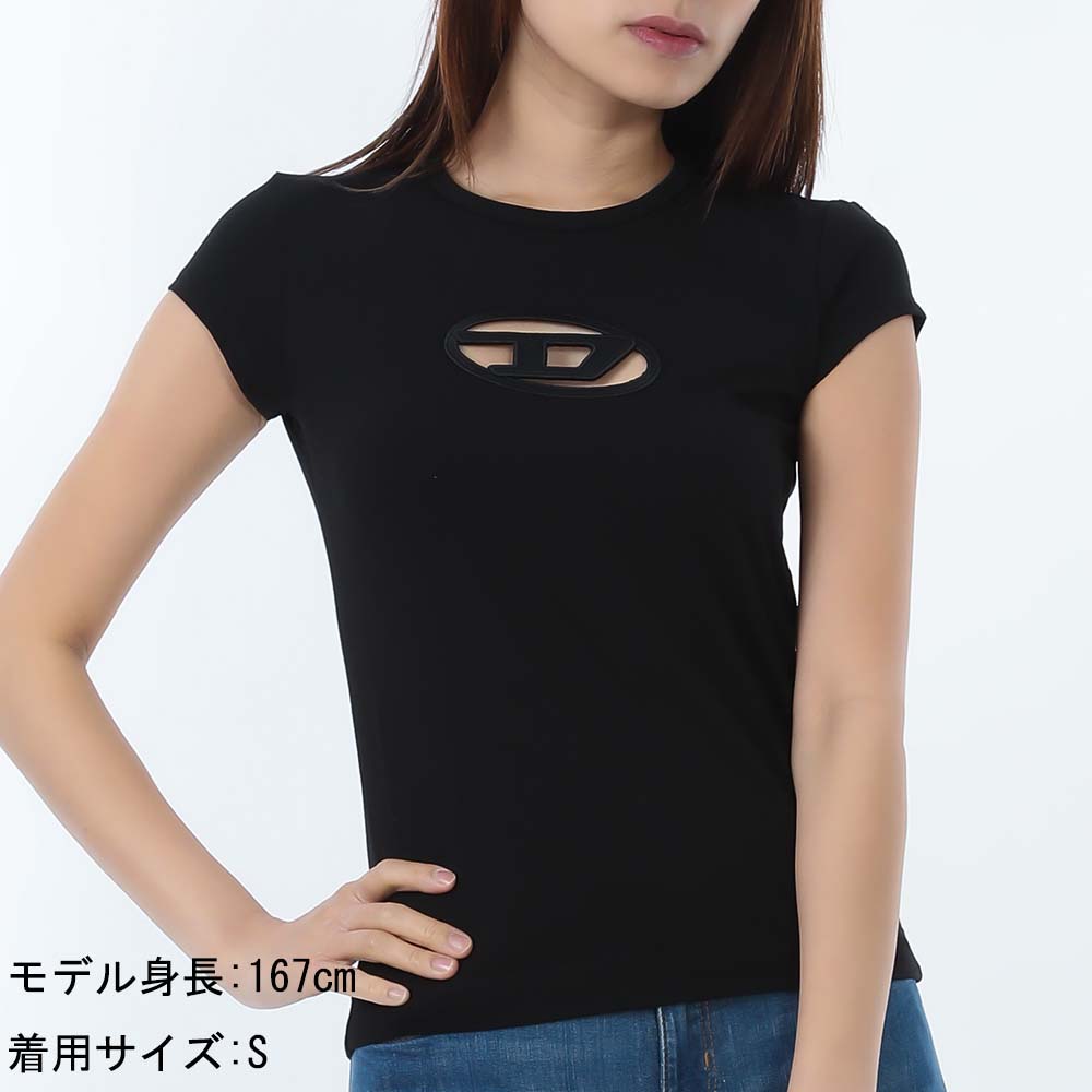DIESEL Tシャツ レディース ロゴカットアウト ブラックS 楽天市場】【7/25～27限定・最大2万円OFFクーポン配布中】DIESEL