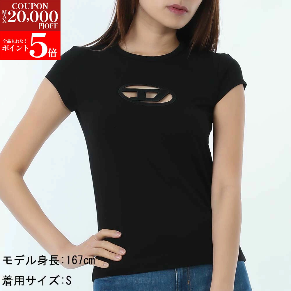 DIESEL ディーゼル クルーネックレディースTシャツ Amazon.co.jp: [Diesel] (ディーゼル) レディース クルーネックT
